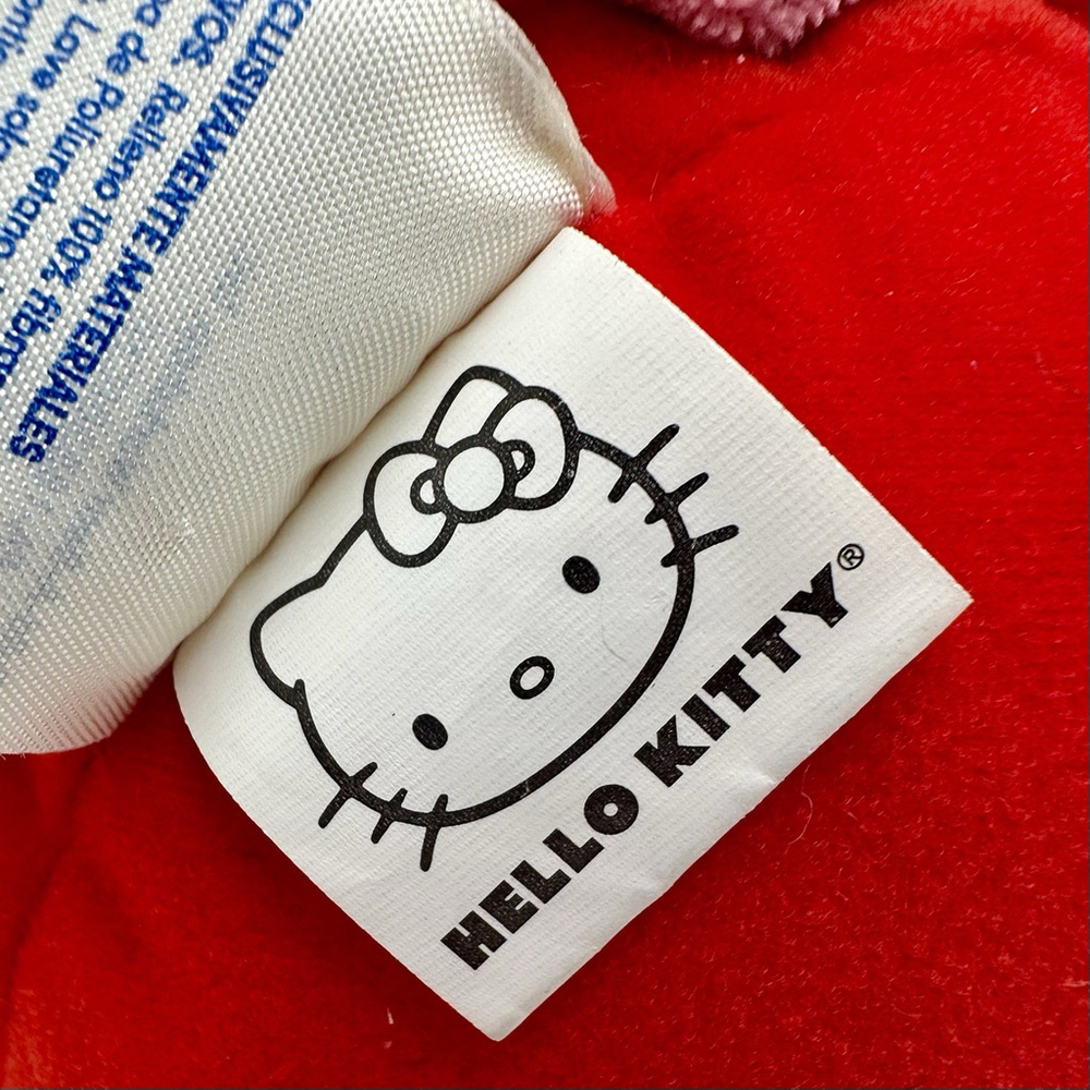 Build A Bear Holly Jolly Hello Kitty Pink Red 18" Plush Holiday Christmas Shirt - Picture 6 of 8